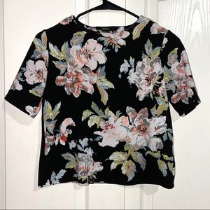 Forever 21 | Cropped Floral Blouse S